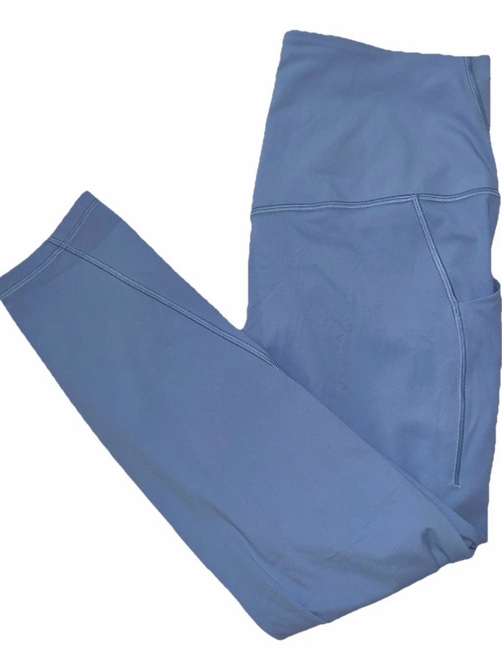 NWT. LULULEMON SIZE 14 ALIGN HIGH WAIST 25”LPANT*POCKETS AUTHENTIC BLUE WILLOW